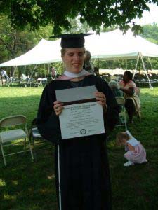 Kristen with Diploma