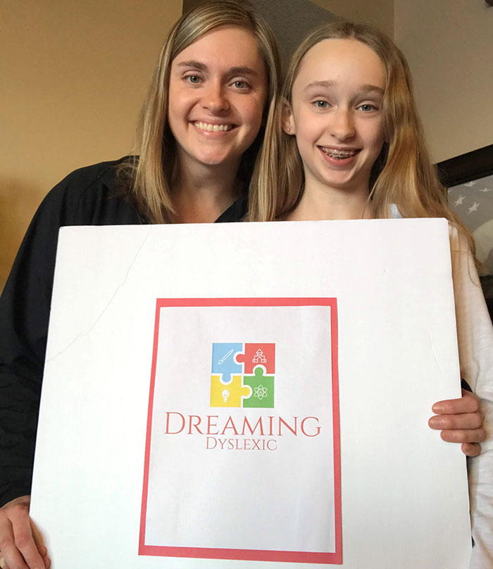 Mother and Duaghter Dreaming Dyslexic