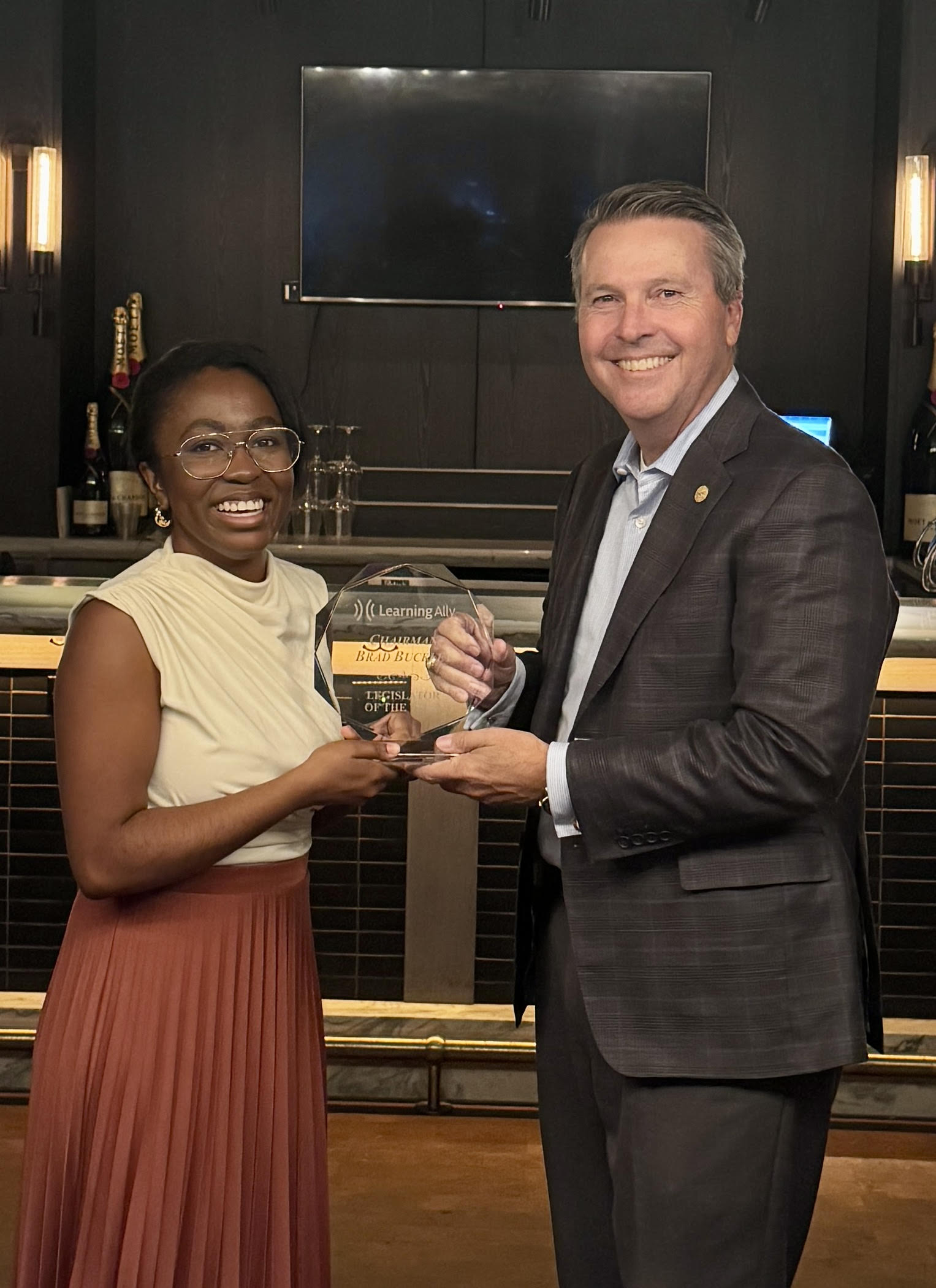 Learning Ally Honors Texas Representative Brad Buckley for his Leadership in Expanding Access to Literacy Accommodations for Students